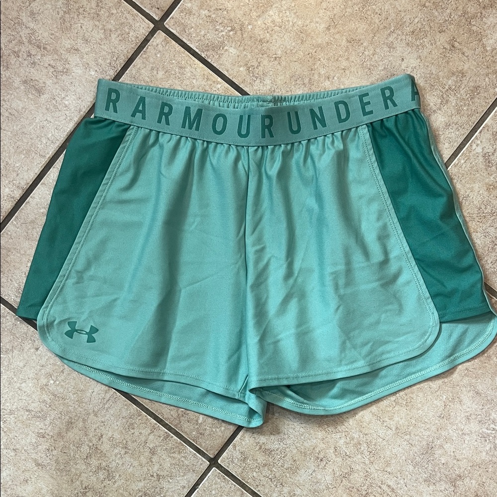 Under Armour Women's Teal Athletic Shorts